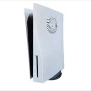 Replacement Housing Case Faceplate Cover with Vented Circle Design for PS5 HUD System - White
