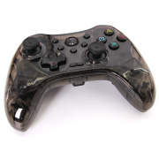 Wireless Game Controller RGB Glare Game Hand Joystick Controller with USB Receiver for Switch PS3/PC/TV BOX Transparent White 04