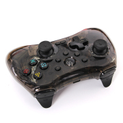Wireless Game Controller RGB Glare Game Hand Joystick Computer and Phone Game Controller for Switch PS3/PC Transparent Black 05