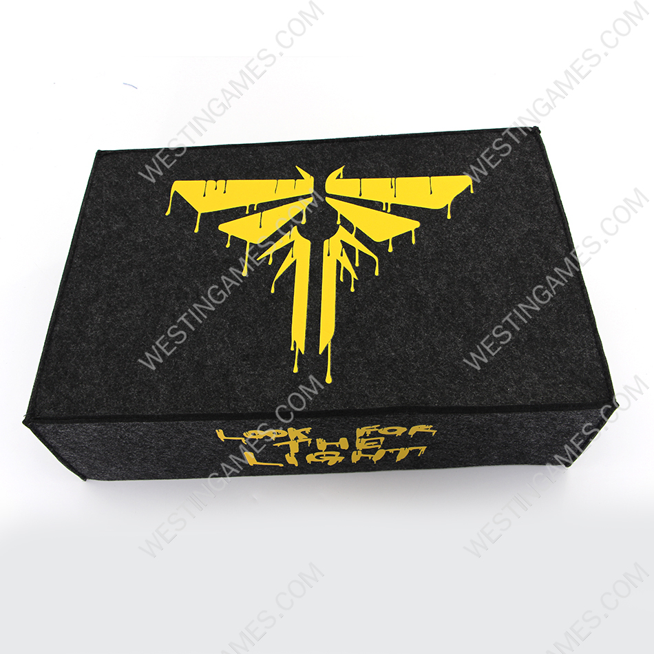 Horizontal Black Protective Dust Prevent Cover Sleeve for PS5 Console - The last of us 02