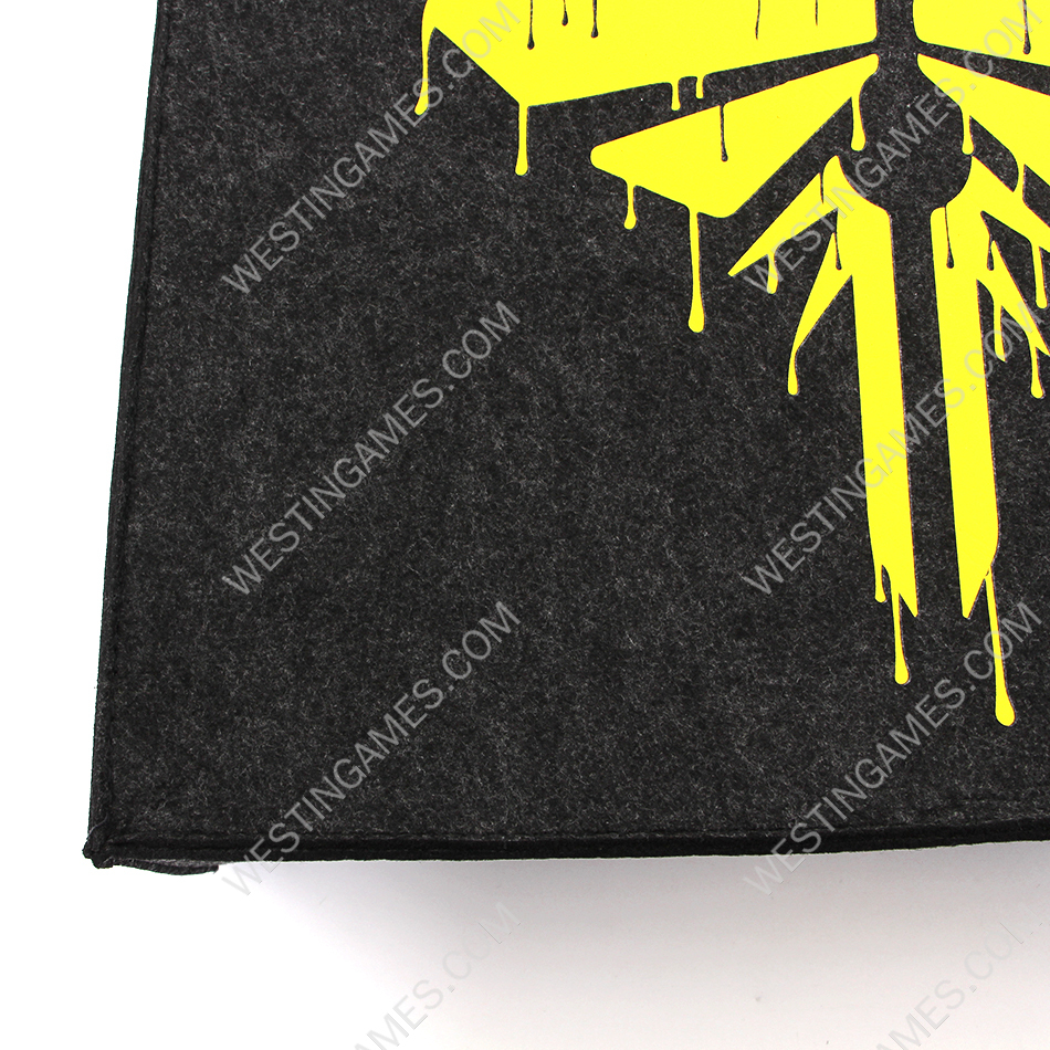 Horizontal Black Protective Dust Prevent Cover Sleeve for PS5 Console - The last of us 06