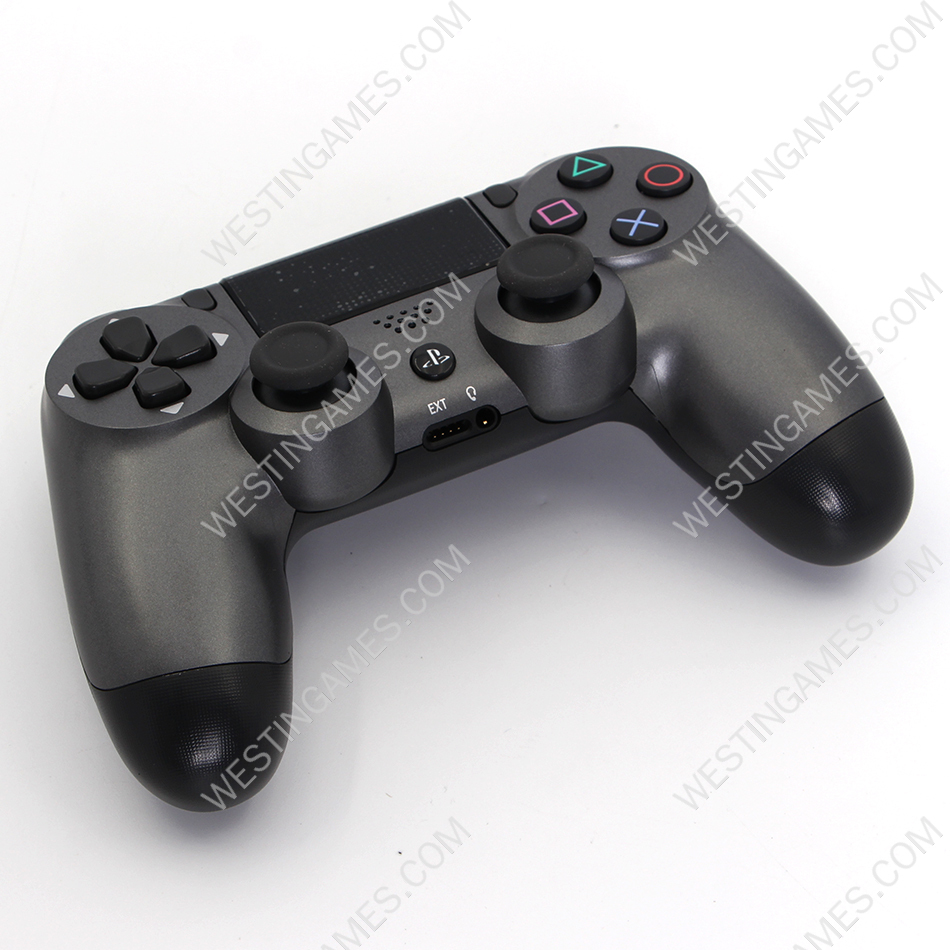 Wireless Dualshock 4 Gamepad Controller Nude Pack for Playstation 4 PS4 Slim Pro - Steel Black