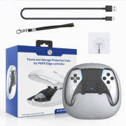 Rechargeable Handle Storage Bag case Handle Universal JYS-P5169 Support charge for PS5/PS5 Elite Controller White