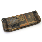 Modified Heat Sink Backshell Rear Back Plate Shell Replacement Case Set Accessories For Steam Deck - Clear Coffee 03