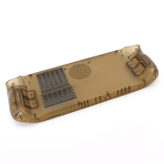 Modified Heat Sink Backshell Rear Back Plate Shell Replacement Case Set Accessories For Steam Deck - Clear Coffee 04