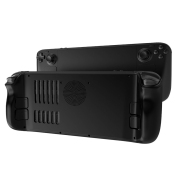 Modified Heat Sink Backshell Rear Back Plate Shell Replacement Case Set Accessories For Steam Deck - Black