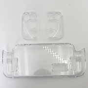 New 3in1 Transparent Crystal Protecting Cover Case for Valve Steam Deck - Clear 04