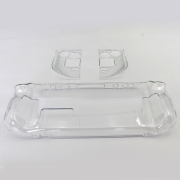 New 3in1 Transparent Crystal Protecting Cover Case for Valve Steam Deck - Clear 06