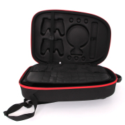 Travel Carrying Case Large Capacity Portable Storage Bag Shockproof Nylon EVA TPU for PS5 PS VR2 Gaming Headset - Black 05