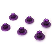 8x Analog Gamepads Rockers Cap Cover Handle Button Grip Part Replacement for PS5 Edge Controller Purple 06