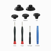 8in1 FPS Magic Removable Plastic Thumbstick Cap with Screwdrive for PS4 and XBOX ONE Controller - Blue