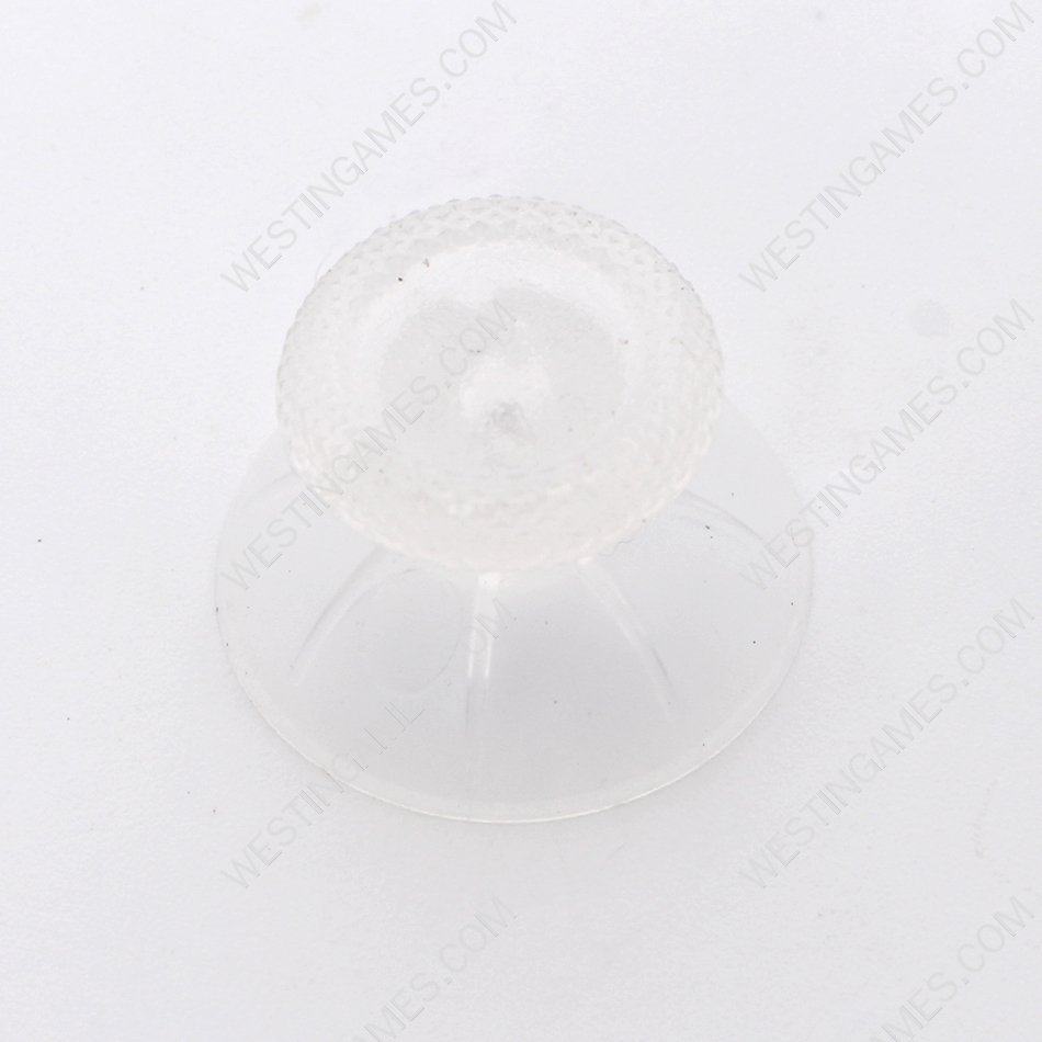 Replacement 3D Analog Top Cover Shell Thumb Stick Cap for PS5 Controller - Clear White