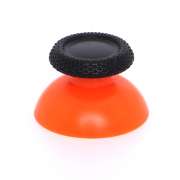 Replacement 3D Analog Top Cover Shell Thumb Stick Cap for PS5 Controller - Black and Orange 03