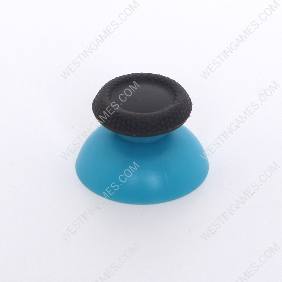 Replacement 3D Analog Top Cover Shell Thumb Stick Cap for PS5 Controller - Blue and Grey