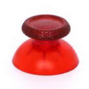 Replacement 3D Analog Top Cover Shell Thumb Stick Cap for PS5 Controller - transparent Red 03