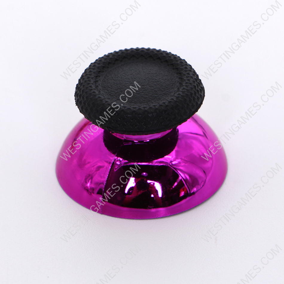 Mirror Chrome 3D Analog Top Cover Shell Thumb Stick Cap for PS5 Controller- Pink