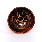 Mirror Chrome 3D Analog Top Cover Shell Thumb Stick Cap for PS5 Controller- Orange 02