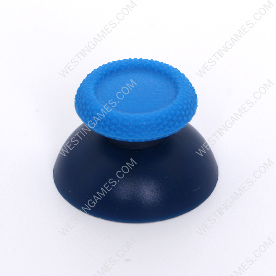 Replacement 3D Analog Top Cover Shell Thumb Stick Cap for PS5 Controller - Deep Blue and Blue