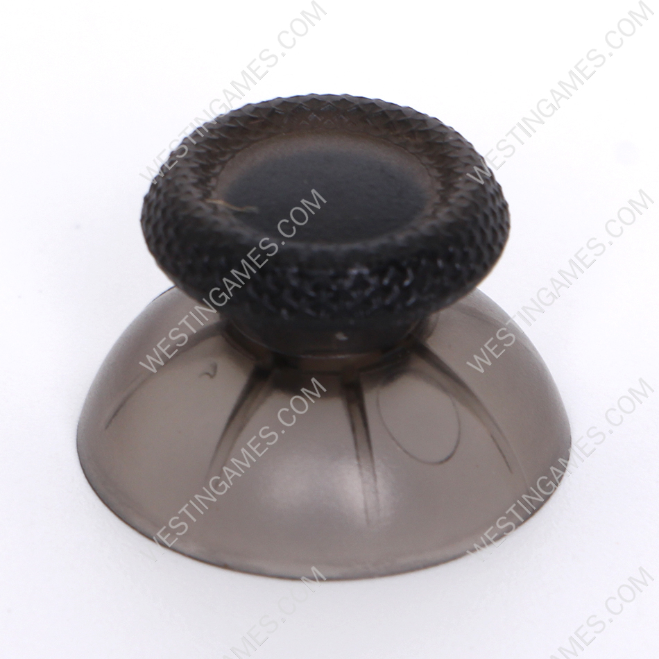 Replacement 3D Analog Top Cover Shell Thumb Stick Cap for PS5 Controller - Clear Black