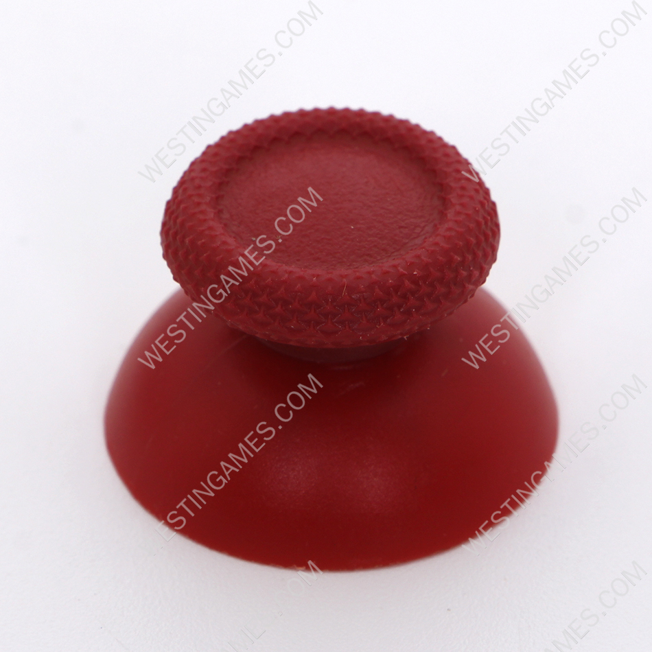 Replacement 3D Analog Top Cover Shell Thumb Stick Cap for PS5 Controller - Deep Red
