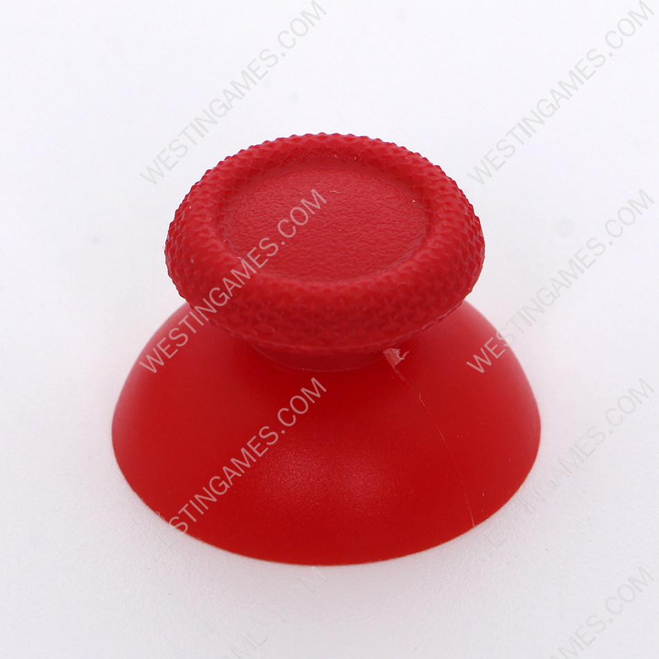 Replacement 3D Analog Top Cover Shell Thumb Stick Cap for PS5 Controller - Red