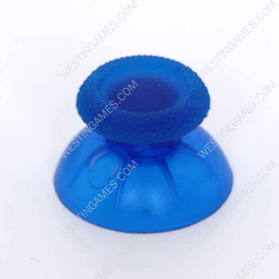 Replacement 3D Analog Top Cover Shell Thumb Stick Cap for PS5 Controller - Transparent Blue