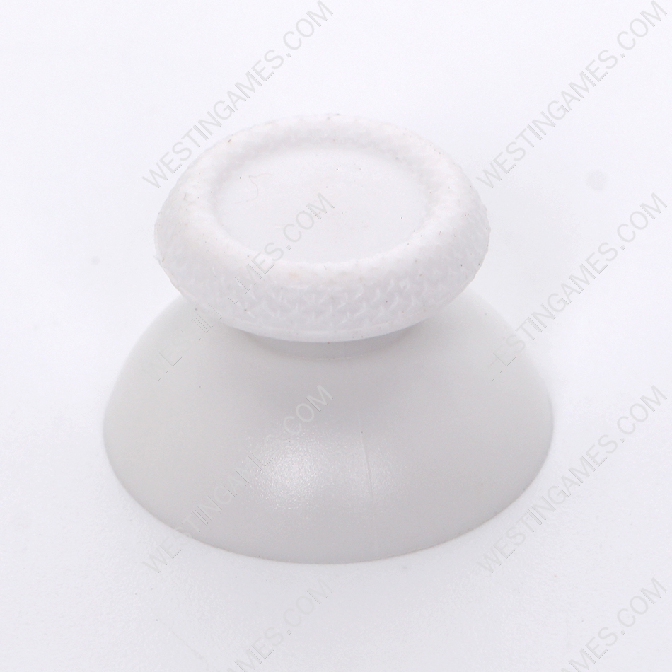Replacement 3D Analog Top Cover Shell Thumb Stick Cap for PS5 Controller - White
