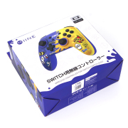 Splatoon Exclusive Wireless Gamepad Controller WakeUp with NFC for Switch/Switch lite/Switch OLED Blue