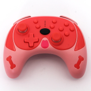Pekingese Theme Bluetooth Wireless Handheld Pro Gamepad Controller with Wakeup for Switch Pink 02