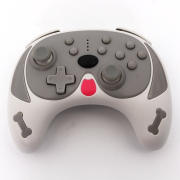 Pekingese Theme Bluetooth Wireless Handheld Pro Gamepad Controller with Wakeup for Switch Grey 02