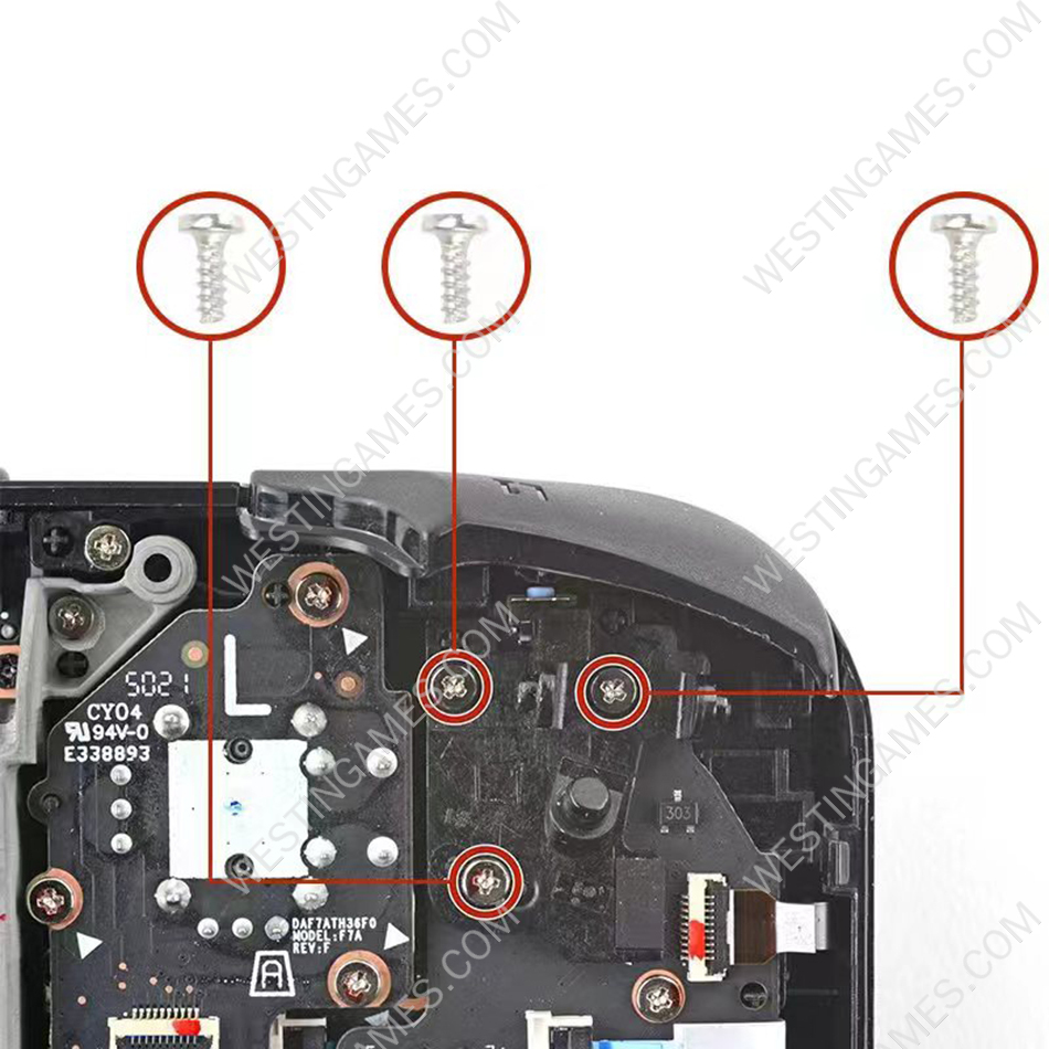 Replacement Screws Set 3pcs for Steam deck Analog stick and L2 L2 Button