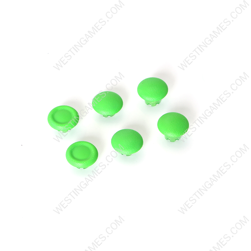 6x Analog Gamepads Rockers Cap Cover Handle Button Grip Part Replacement for PS5 Edge Controller Green
