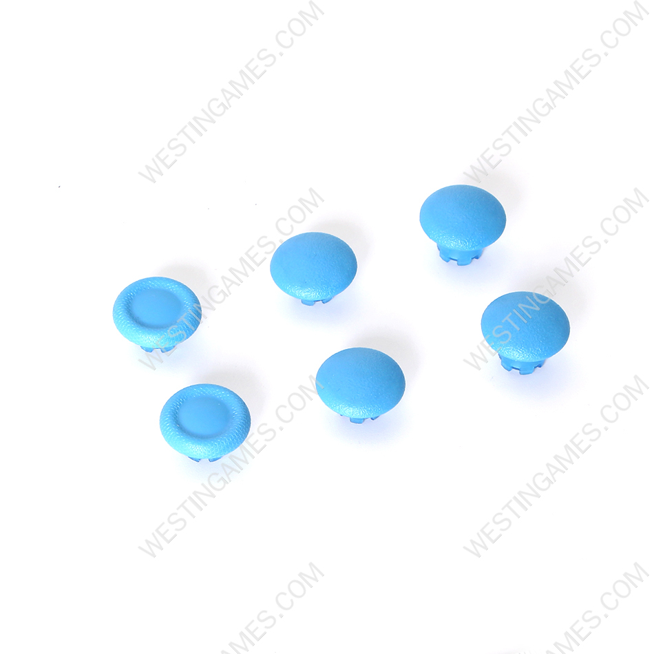 6x Analog Gamepads Rockers Cap Cover Handle Button Grip Part Replacement for PS5 Edge Controller Blue