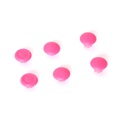 6x Analog Gamepads Rockers Cap Cover Handle Button Grip Part Replacement for PS5 Edge Controller Pink