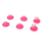 6x Analog Gamepads Rockers Cap Cover Handle Button Grip Part Replacement for PS5 Edge Controller Pink 02