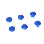 6x Analog Gamepads Rockers Cap Cover Handle Button Grip Part Replacement for PS5 Edge Controller Deep Blue