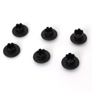 6x Analog Gamepads Rockers Cap Cover Handle Button Grip Part Replacement for PS5 Edge Controller Black 02
