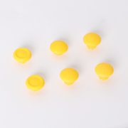 6x Analog Gamepads Rockers Cap Cover Handle Button Grip Part Replacement for PS5 Edge Controller Yellow