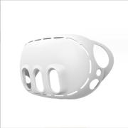 Full Silicone VR Cover Shell Front Protector Shockproof Helmet Anti Scratch Dust-proof for Oculus Quest 3 White