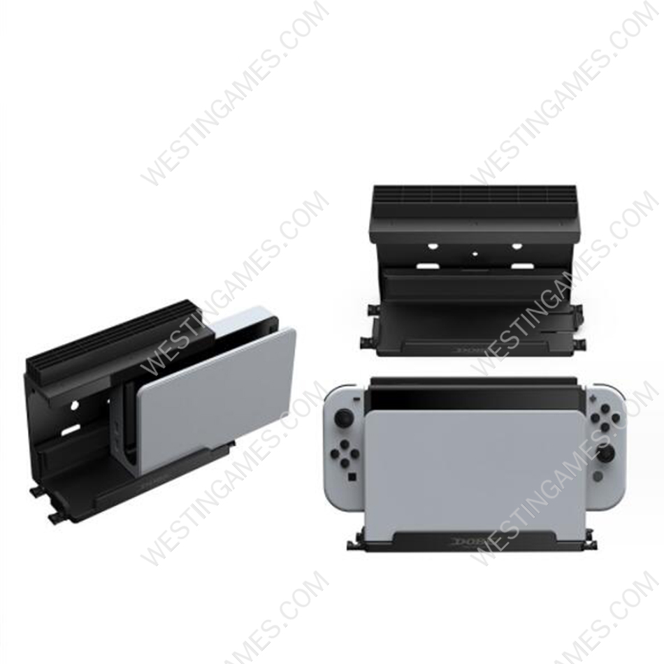 Universal 2-in-1 Wall Bracket Game Card Storage Box Mount Storage for Switch and Oled