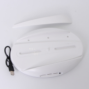 2in1 Vertical Cooler Cooling Base Stand with LED RGB Light for PS5 Console - White 02