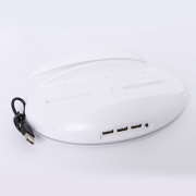 2in1 Vertical Cooler Cooling Base Stand with LED RGB Light for PS5 Console - White 03