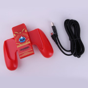 Handle Grip Convenient Handle Charging Handle Game Accessories TNS-880 for Switch OLED Left and Right Handles - Red 02