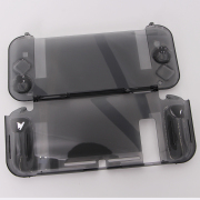 Complete Transparent Crystal Protecting Cover Case for Nintendo Switch - Clear Black 06