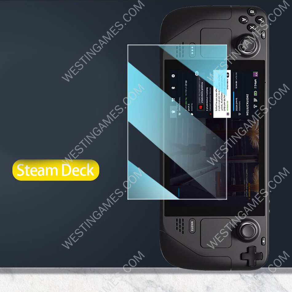 Premium 9H Tempered Glass Film 0.26mm Anti-fingerprint Screen Protector Guard for Steam DECK and OLED