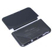 Top and Bottom Housing Shell Case Replacement Part for NEW 3DS LL/XL - Black