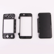 Housing Top and Bottom Shell Case 5PCS Set Replacement for NEW 2DS XL - Black 04