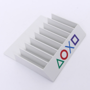 8in1 8 CD Game Disc Storage Seat Stand for PS4/PS5 White PS Logo 02