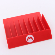 8in1 8 CD Game Disc Storage Seat Stand for PS4/PS5 Red Mario M 02