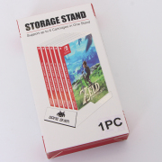 6 Game Disc Storage Seat Gamebox Stand for Switch oled and Switch Lite Green Leaf 06